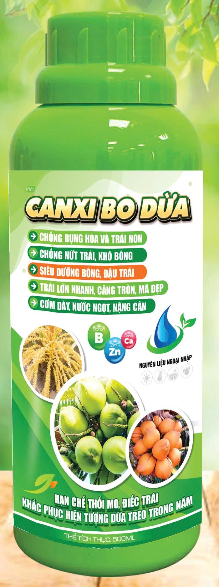 Canxi Bo dừa PV